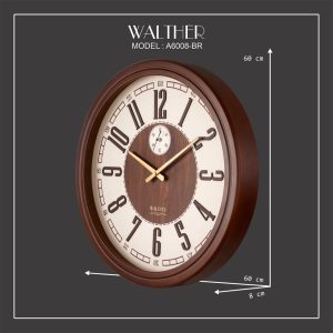 جزئیات ساعت دیواری والتر مدل A6008BR