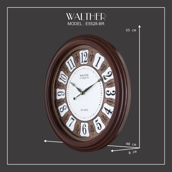 ساعت دیواری والتر مدل E5528BR