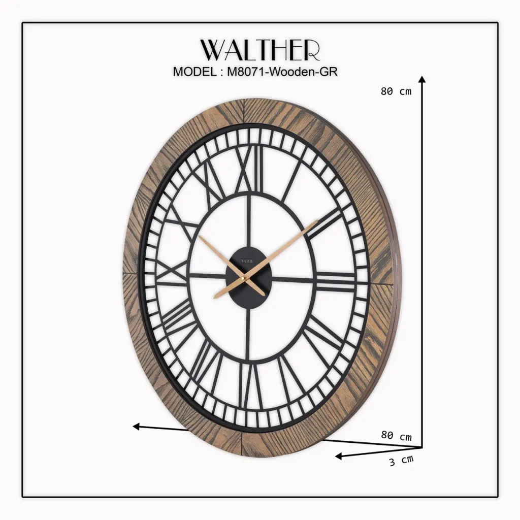 ساعت دیواری والتر مدل M8071WGR
