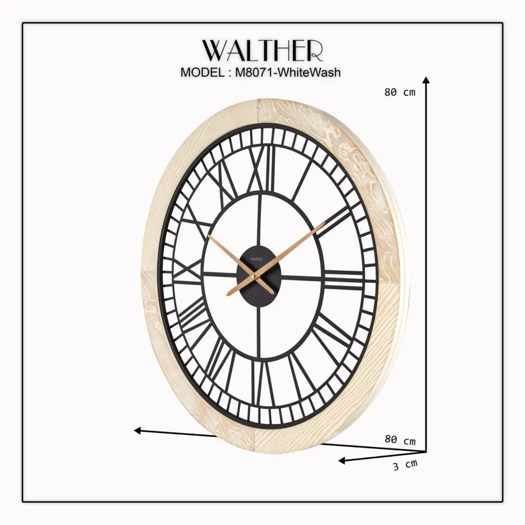 ساعت دیواری والتر مدل M8071WW