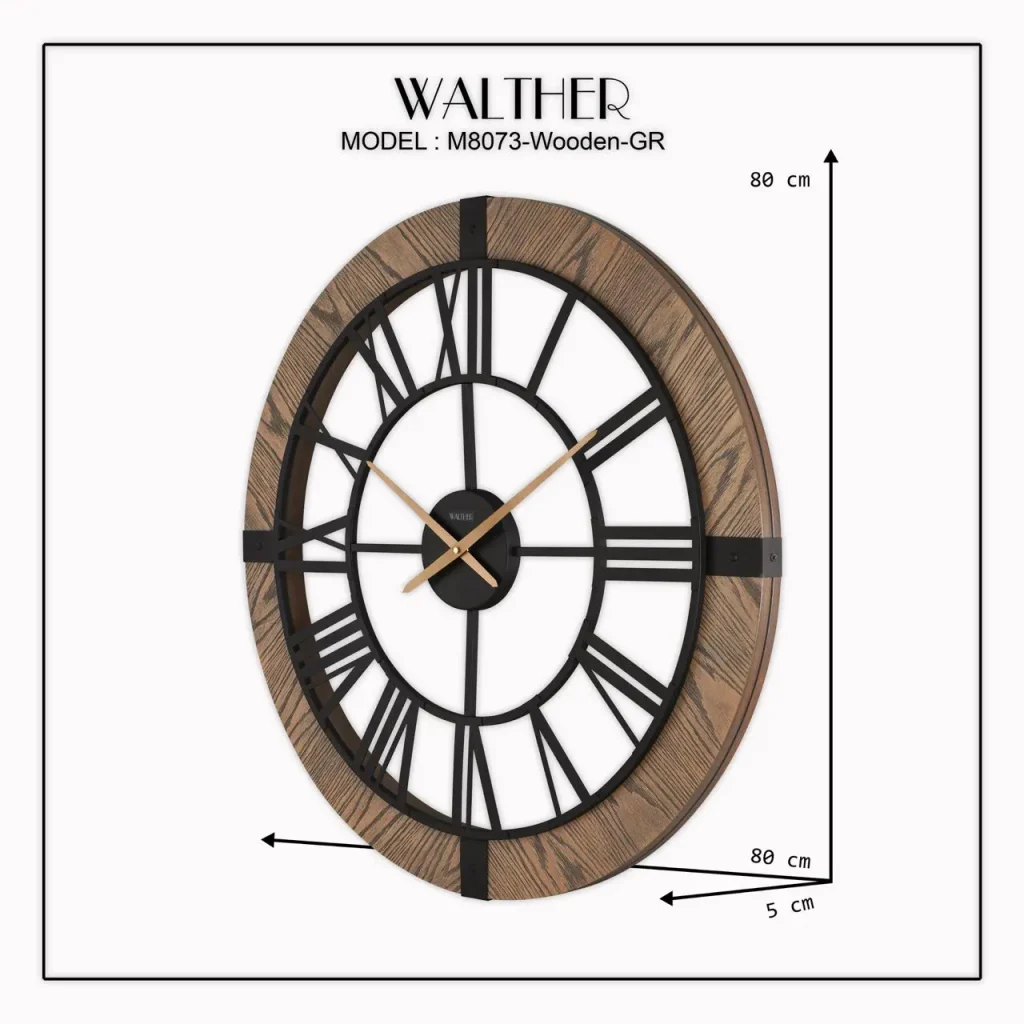 ساعت دیواری والتر مدل M8073WGR