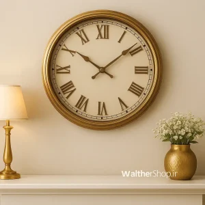 رنگ ساعت دیواری؛ چطور با دکور ست کنیم؟ (۱۴۰۴) | طلایی، مشکی، چوبی + جدول 2 رنگ ساعت دیواری