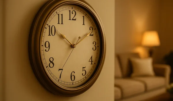 ساعت دیواری بی‌صدا