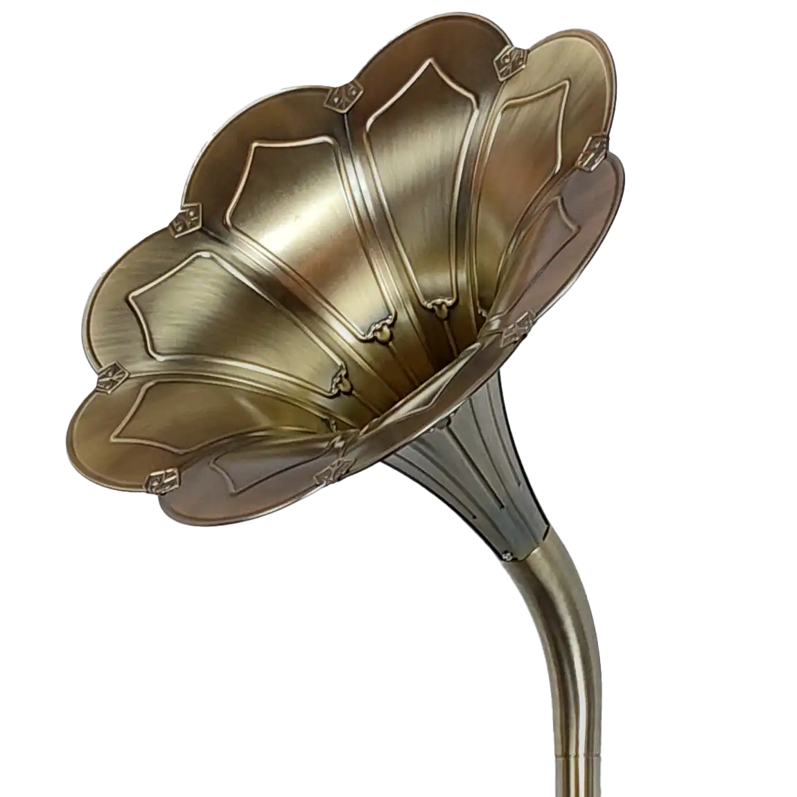 گرامافون والتر مدل 3512 پلاس با شیپور فلزی 6 شیپور فلزی کوچک