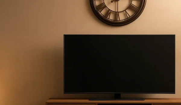 فاصله نصب ساعت دیواری – جدول استاندارد (۱۴۰۴) | نسبت به سقف، مبلمان و TV 1 فاصله نصب ساعت دیواری