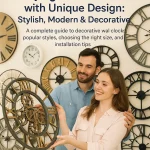 ساعت دیواری دکوراتیو با طرح‌های خاص