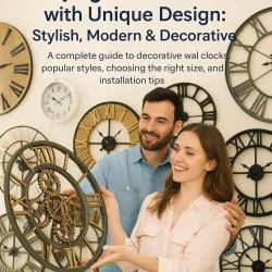 ساعت دیواری دکوراتیو با طرح‌های خاص