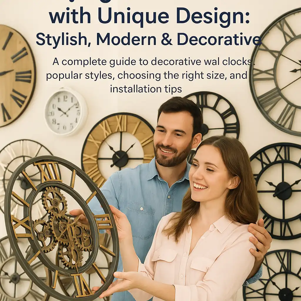 ساعت دیواری دکوراتیو با طرح‌های خاص