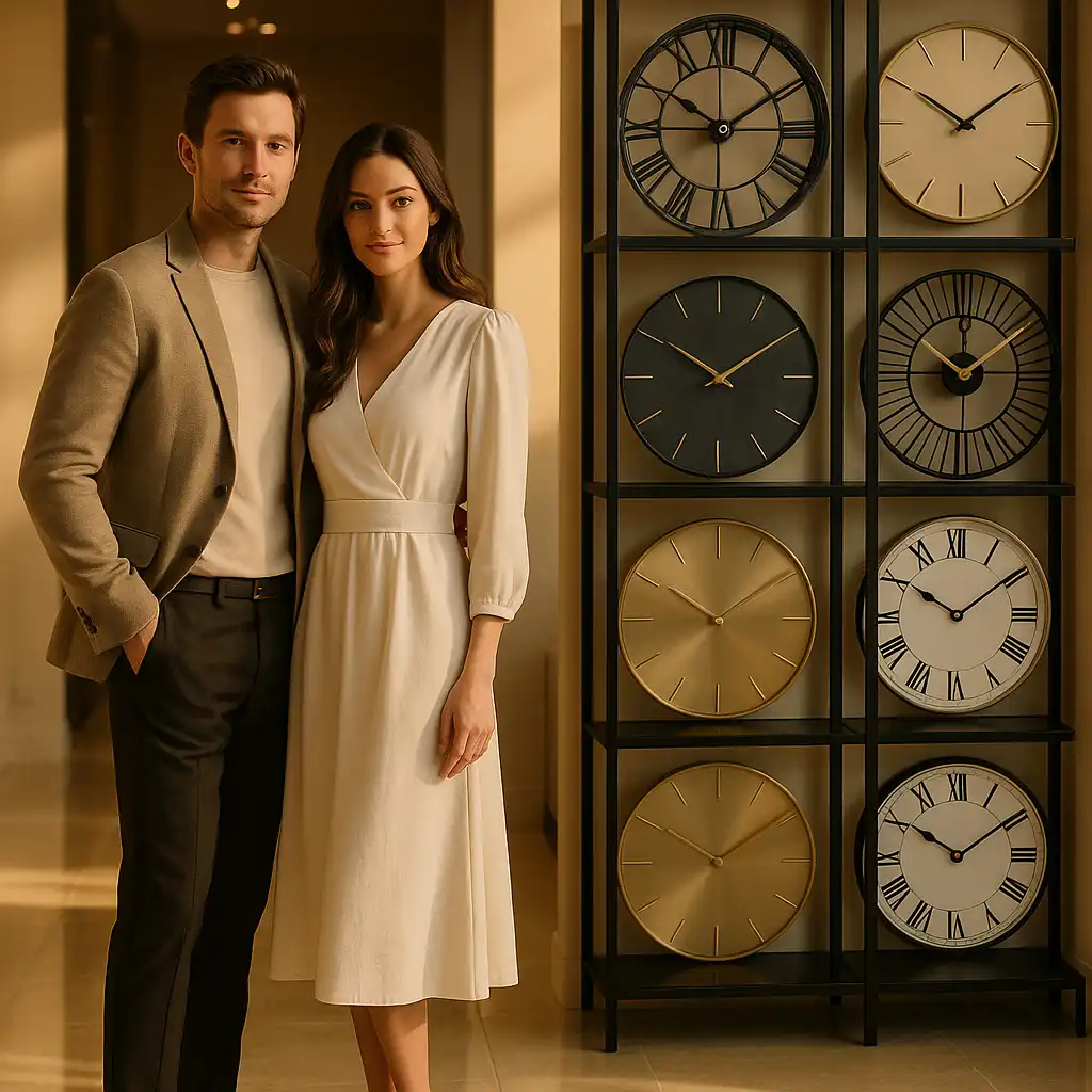 ساعت دیواری دکوراتیو با طرح خاص