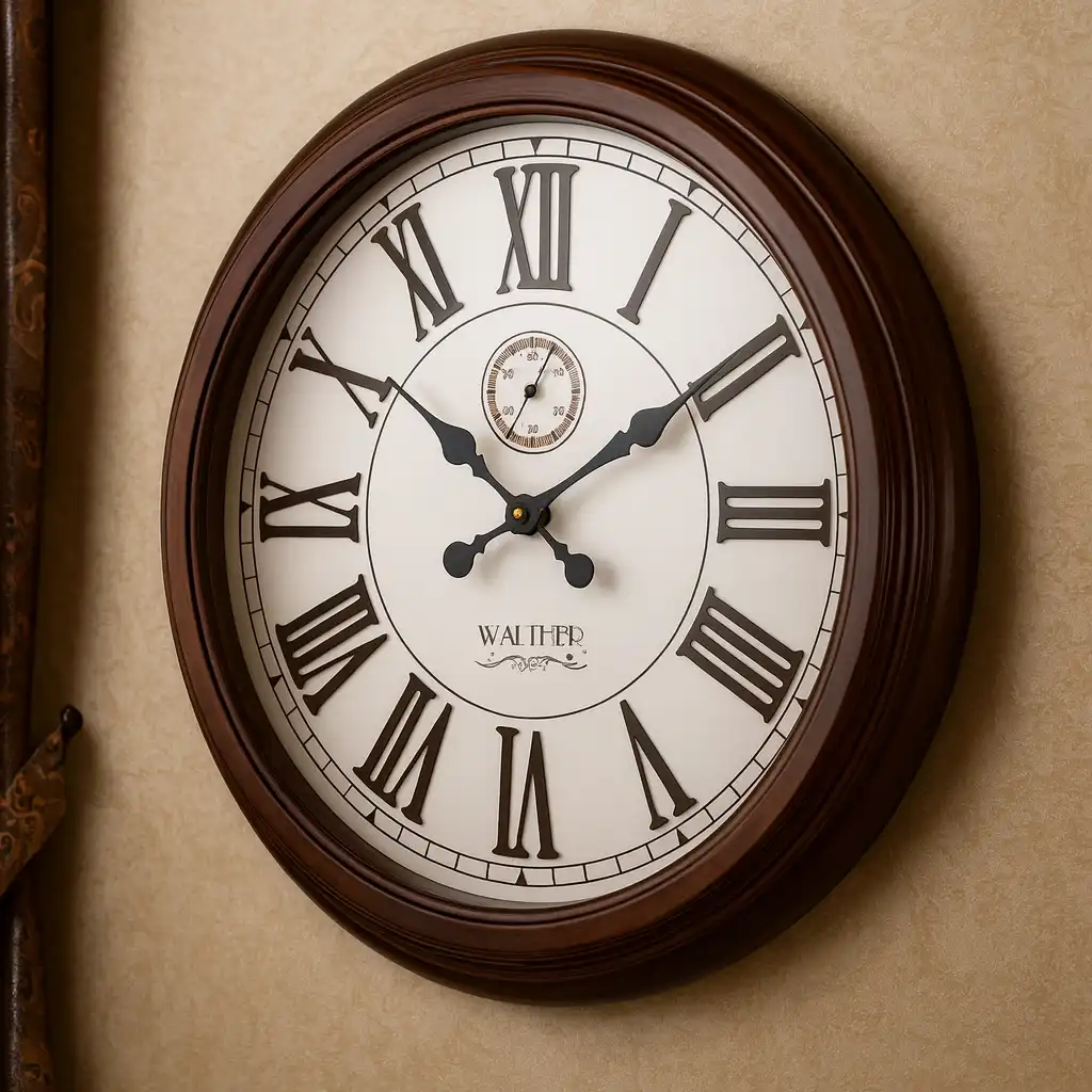 ساعت دیواری والتر E6029BR 6 ساعت دیواری والتر مدل 6029