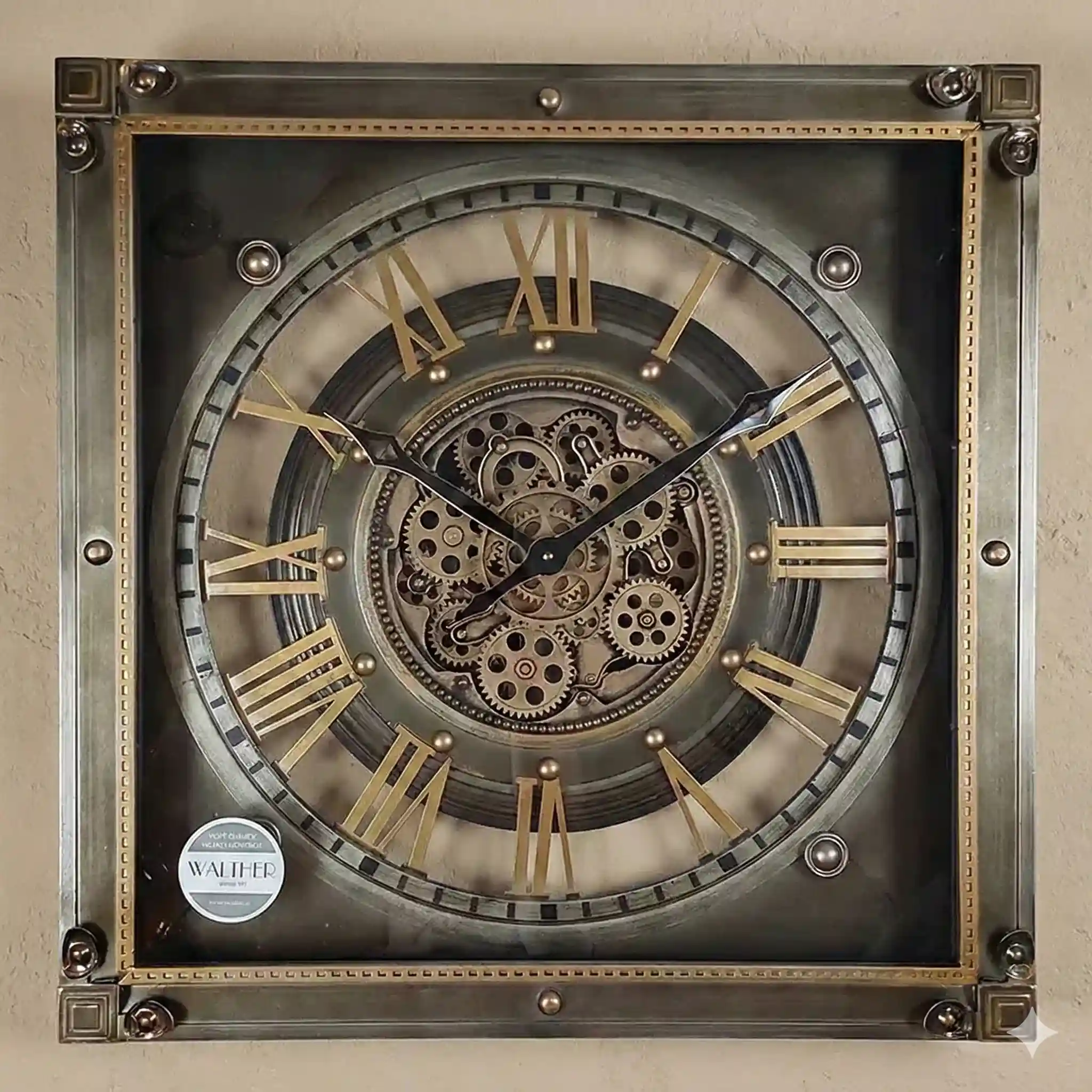 ساعت دیواری والتر مدل 6138 4 ساعت دیواری والتر مدل 6138 روی دیوار