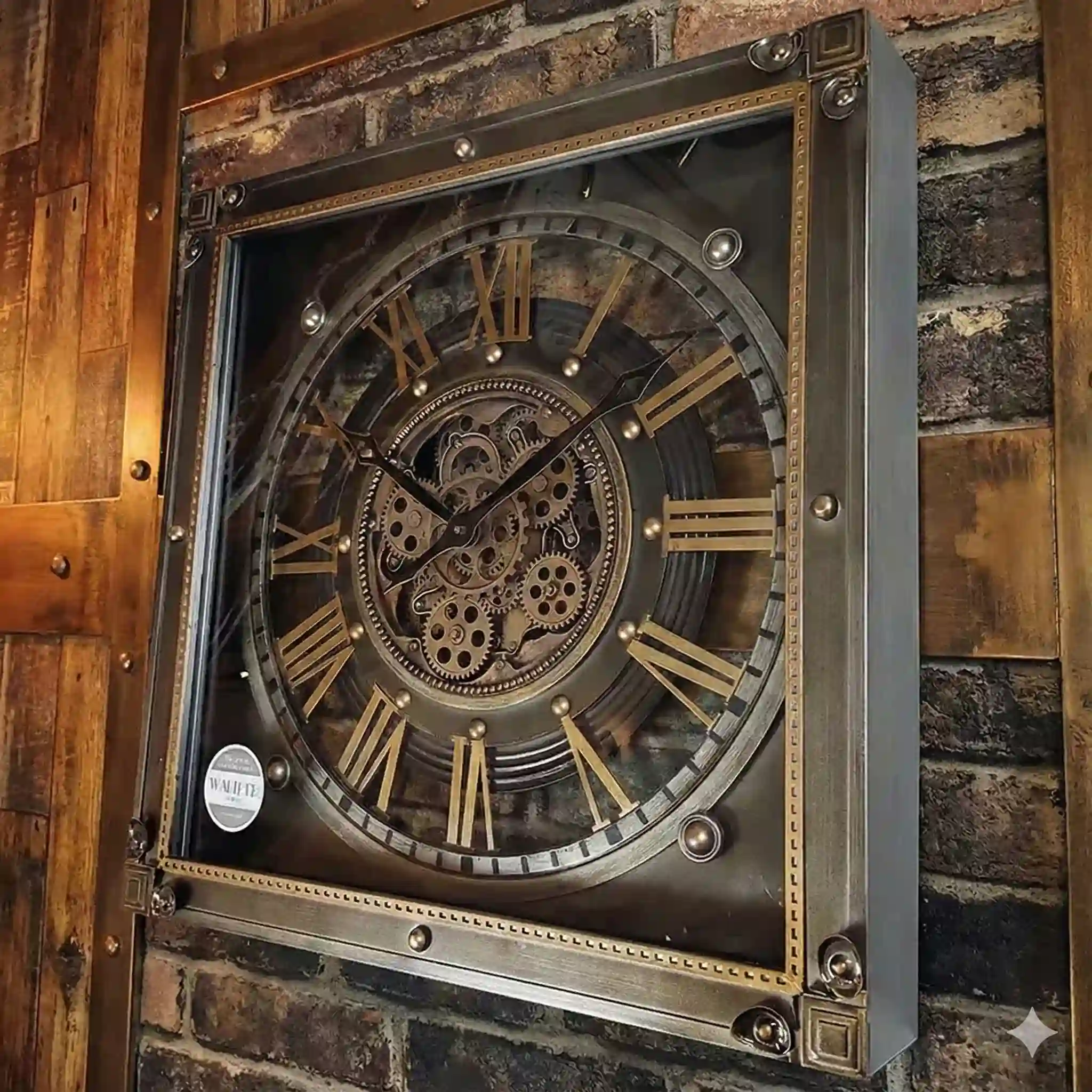 ساعت دیواری والتر مدل 6138 3 ساعت دیواری والتر مدل 6138 روی دیوار زاویه کناری