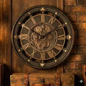 نمای ساعت دیواری والتر مدل 7125 روی دیوار